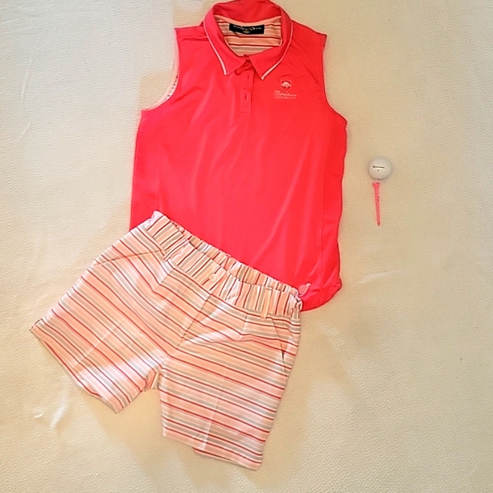 Golf outfit, shorts and shirt Girls 14-16 2 piece set